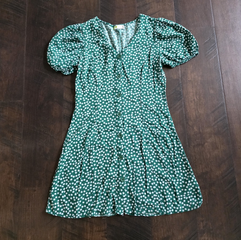 Floral Mini Dress S